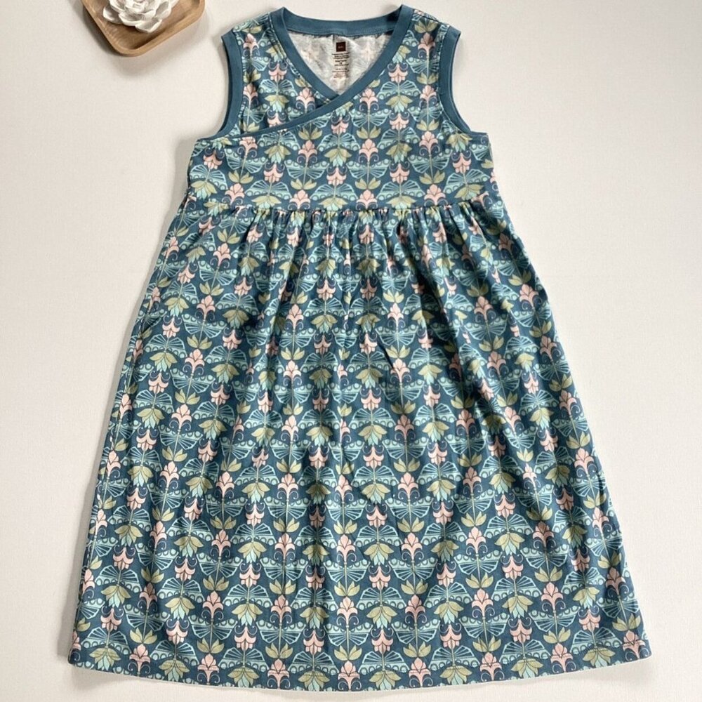NWT Tea Collection Italy Floral Butterfly Wrap Dress